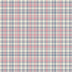 Checkered fabric tartan textile. Vector seamless pattern.