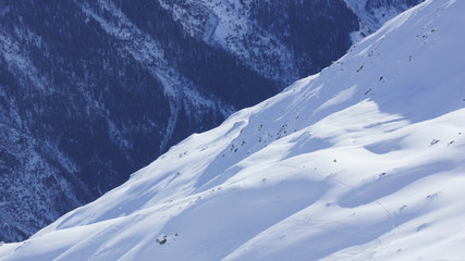 wundersch&ouml;ner Winter in den Alpen in Tirol in &Ouml;sterreich