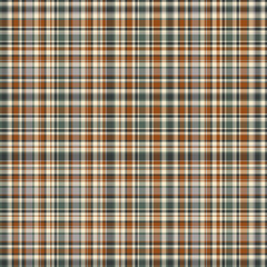 Checkered fabric tartan textile. Vector vintage seamless pattern.