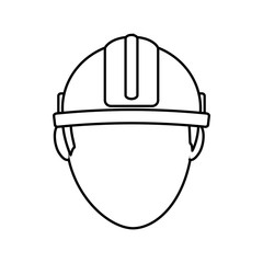 Naklejka premium electrical technician avatar character vector illustration design