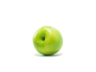 green apple isolated on white background