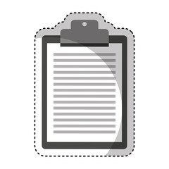 checklist clipboard isolated icon vector illustration design