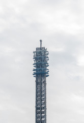 Close up antenna repeater tower