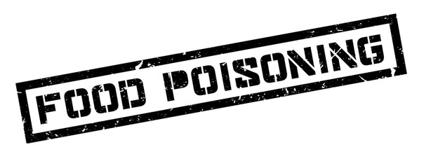 Food Poisoning rubber stamp