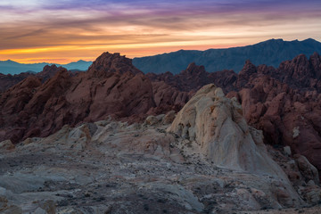 Fototapeta na wymiar Valley of Fire State Park in Nevada