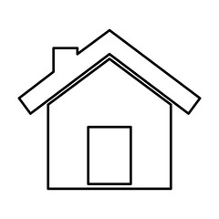 house exterior isolated icon vector illustration design