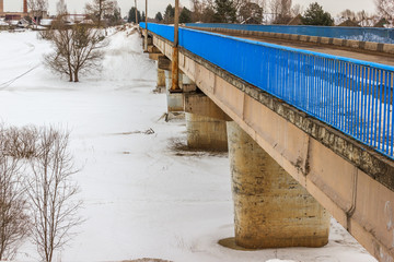 Bridge over the river Mologa.