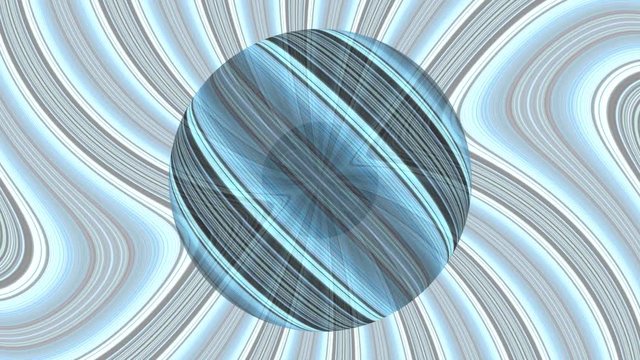 Gamma Ray Burst Transparent Planet Animation 
