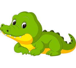 Cute crocodile cartoon

