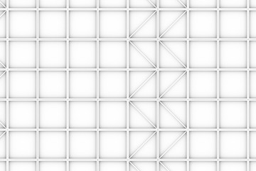 Wall of rectangle tiles with diagonal elements