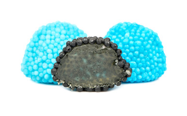 Black and blue berry jelly candies