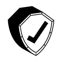 shield security isolated icon vector illustration design