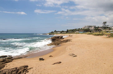  Rocky Shoreline Against Ocean Sky Coastal Landscape