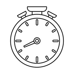 Time clock concept icon vector illustration graphic design