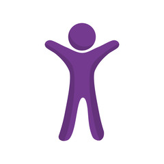 People abstract pictogram icon vector illustration graphic design