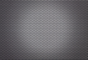 painted metal perforated surface