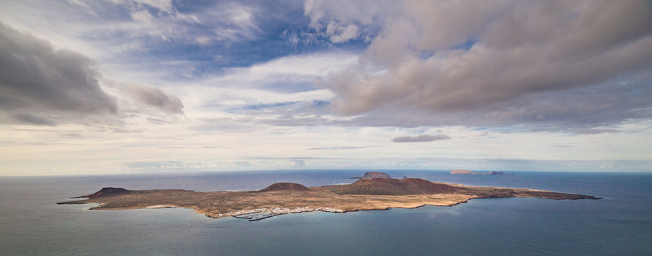 Isla Graciosa, In Lanzarote, Canary Islands, Spain.