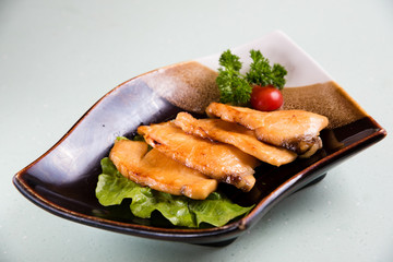 Japanese grill cod fish