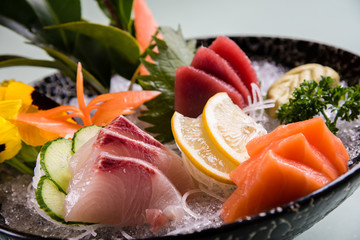 Japanese sashimi - obrazy, fototapety, plakaty