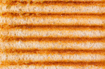 Toasted bread background