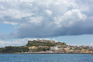 Fototapeta premium Island on Tyrrhenian Sea