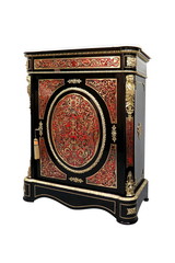 19th century Boulle French Sideboard inlay with red tortoise shell and brass