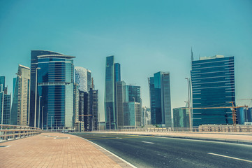 Fototapeta na wymiar Business Bay Dubai, United Arab Emirate
