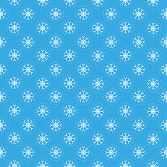 Christmas pattern with snowflakes vector