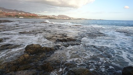 Shore at Costa Adeje, Tenerife, Spain