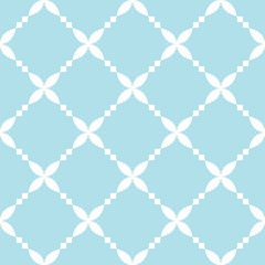 Fototapeta premium Abstract geometric blue hipster deco art pattern