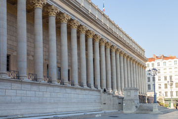 City court house in lyon