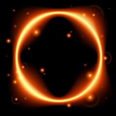 фон, огненное кольцо © fotosanka