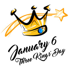 Three Kings' Day - obrazy, fototapety, plakaty