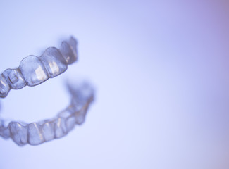 Dental orthodontic invisible teeth correction