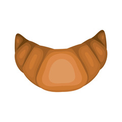 Croissant icon. Bakery food shop traditional and product theme. Isolated design. Vector illustration