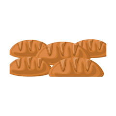 Bread icon. Bakery food shop traditional and product theme. Isolated design. Vector illustration