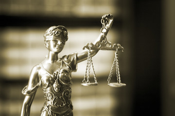 Law office legal statue