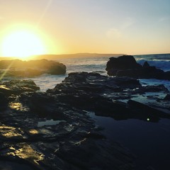 Winter Coastal Sunset