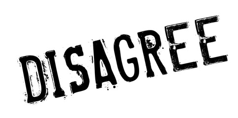 Disagree rubber stamp. Grunge design with dust scratches. Effects can be easily removed for a clean, crisp look. Color is easily changed.