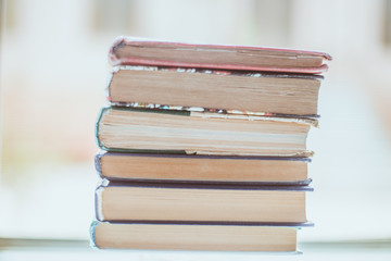 stack of books
