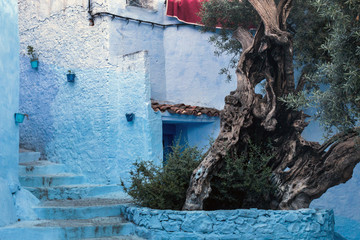 Chefchaouen city buildings