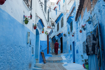 Chefchaouen city buildings