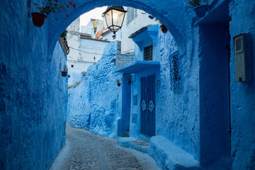 Chefchaouen city buildings