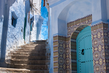 Chefchaouen city buildings