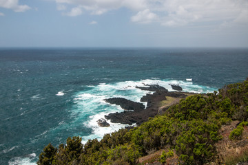 Fototapeta na wymiar Ponta da Ferraria coastline
