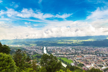 Panoramic view of Innsbruck