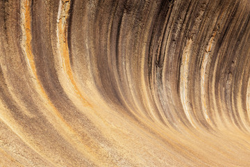 Detail of Wave Rock, near Hyden in Western Australia.