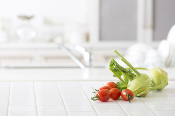 キッチンの野菜