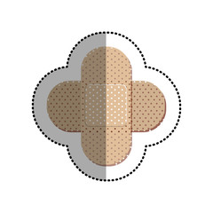 Bandage icon. Medical heath care and hospital theme. Isolated design. Vector illustration