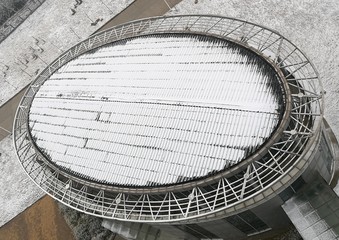  roof with snow